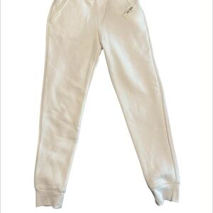Girls’ White Sweatpants – Amazon Essentials, Size L